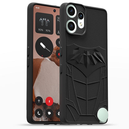 Pikkme CMF by Nothing Phone 2 Pro 5G Shockproof Stylish Cartoon Back Cover (Black)