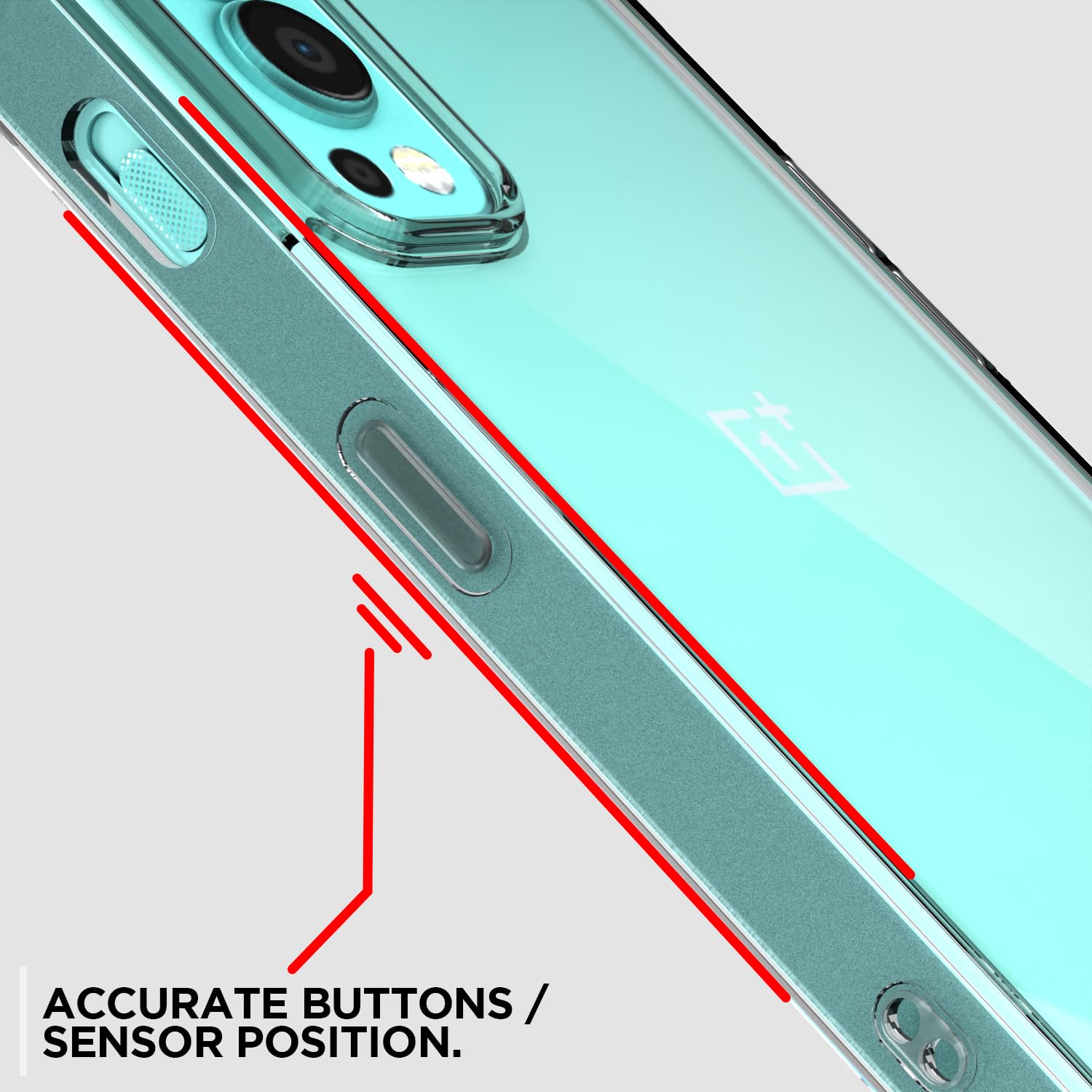 Pikkme OnePlus Nord 2 5G PC-TPU transparent mobile back cover – photo 6