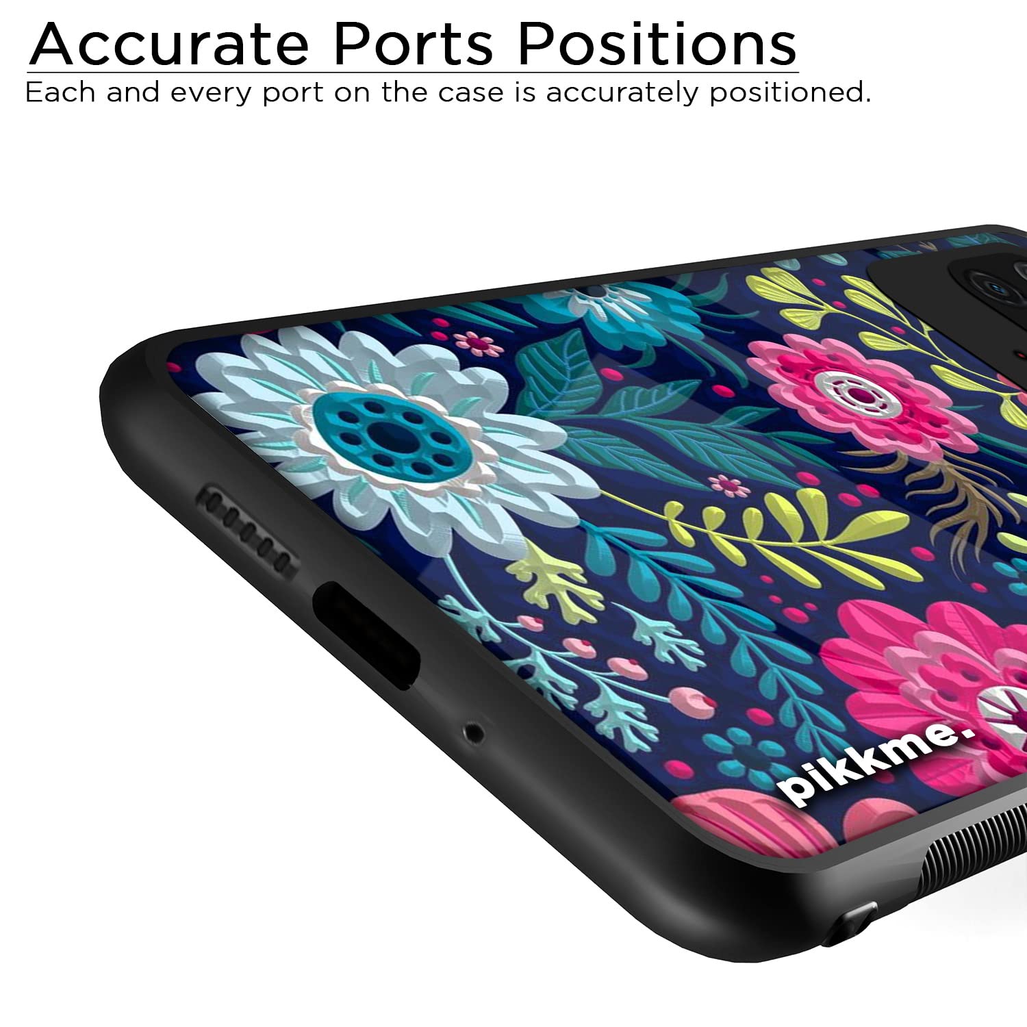 Pikkme Redmi 10/10 Power Flower back cover – photo 6