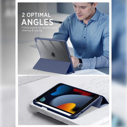 Dark blue flip cover for iPad – Pikkme – photo 6