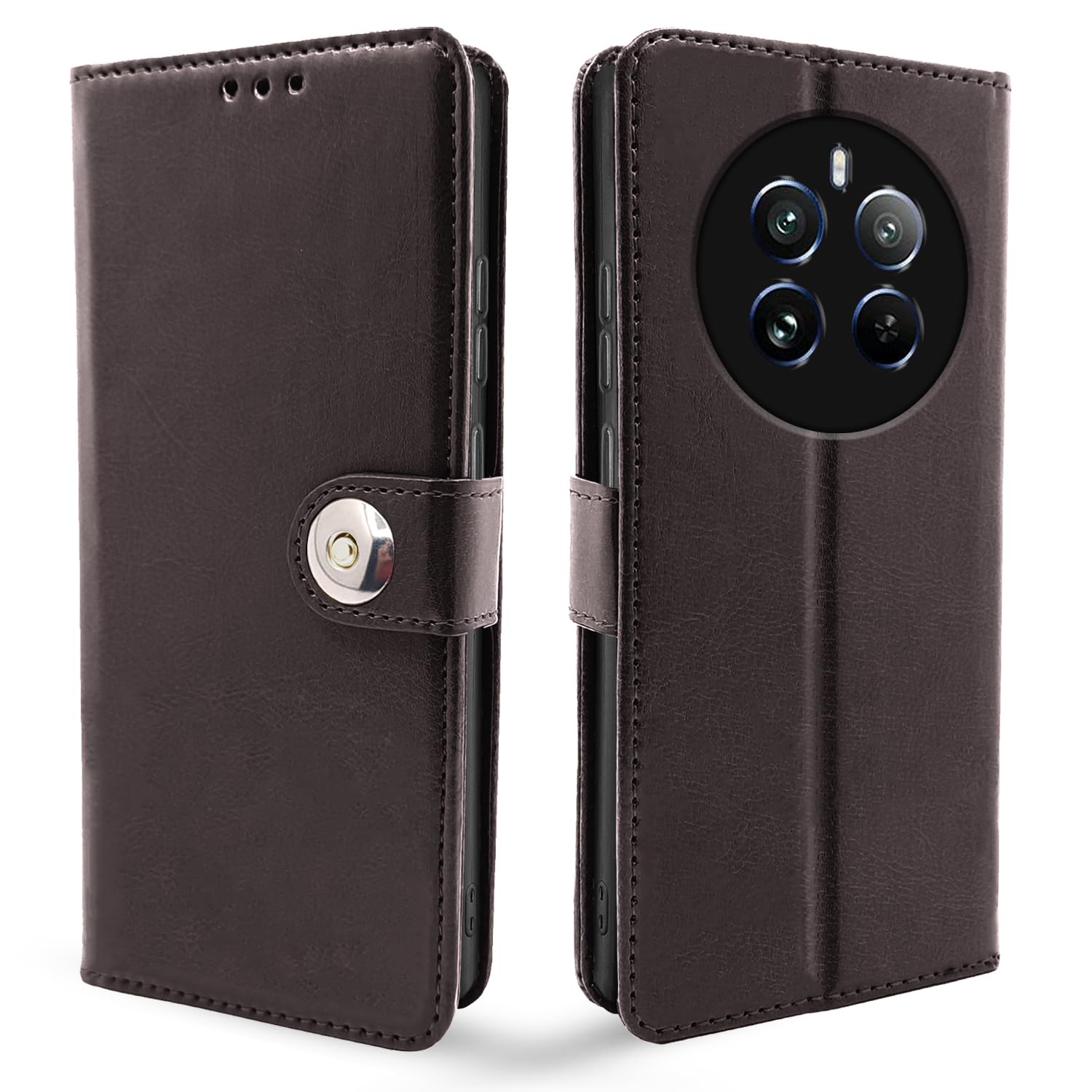Coffee wallet flip cover for Realme 12 Pro/12 Pro Plus 5G – Pikkme