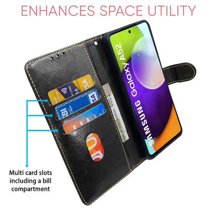 Pikkme black & brown flip case for Samsung A52/A52s 5G – photo 3