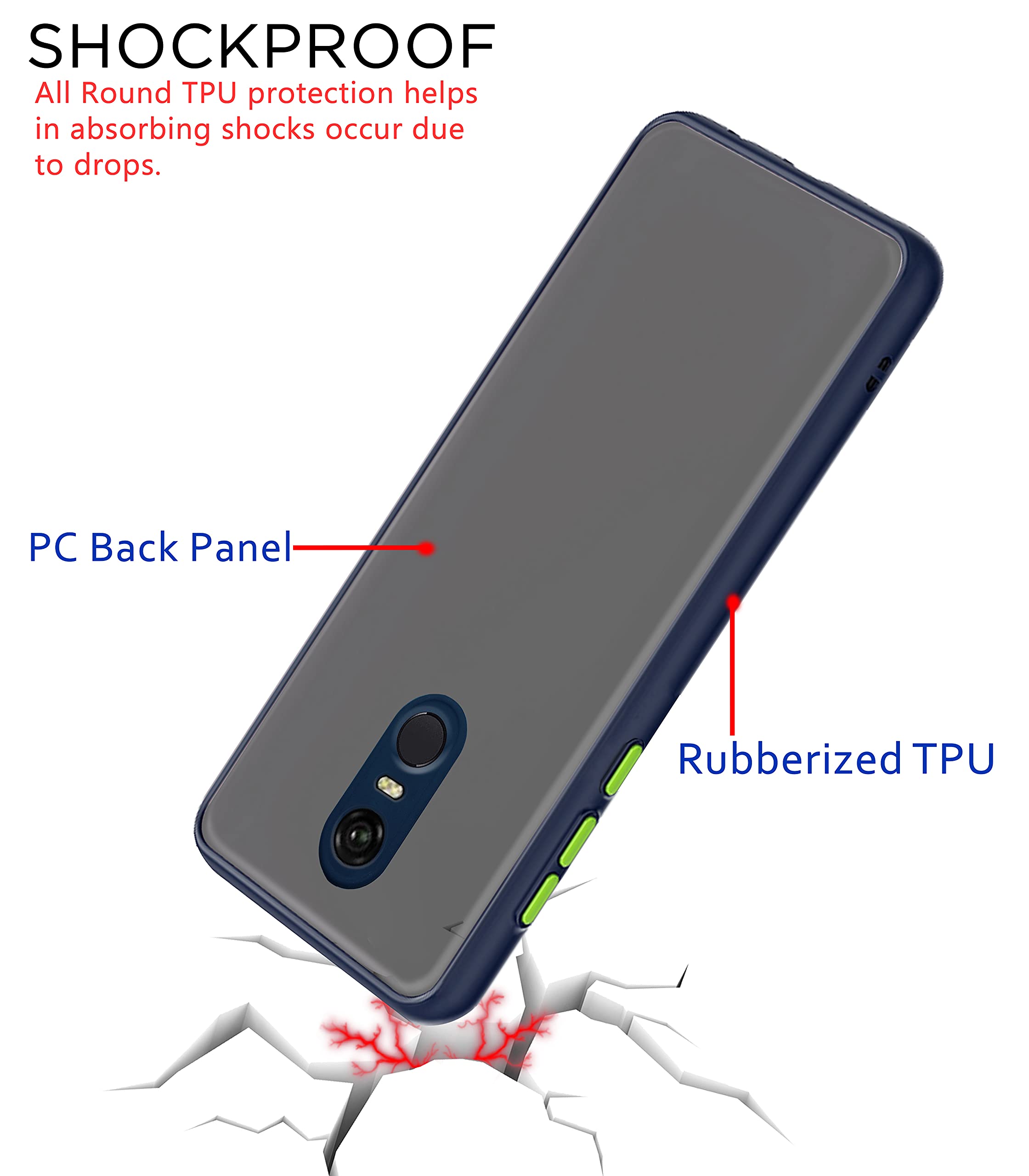 Pikkme blue mobile cover for Redmi Note 5 – photo 5