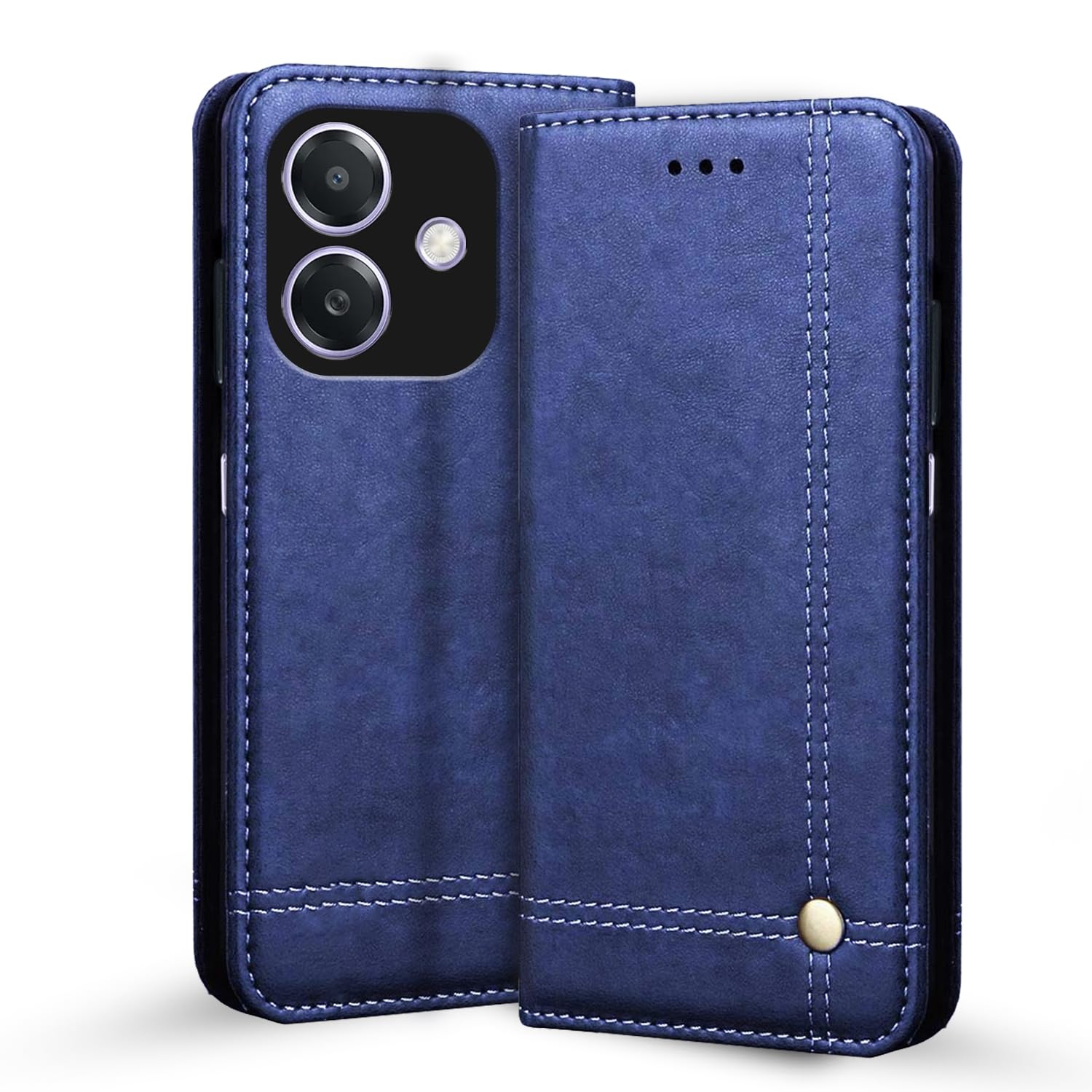 Oppo A3x 5G/A3x 4G/A3 5G wallet flip cover in blue by Pikkme