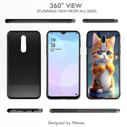Pikkme Oppo F11 Cat mobile back cover – photo 2