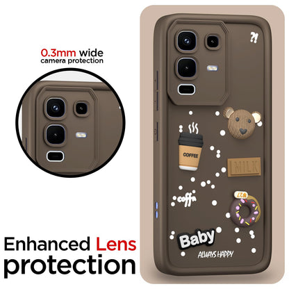 Infinix Note 50s 5G/3D mobile back cover in brown by Pikkme – photo 5