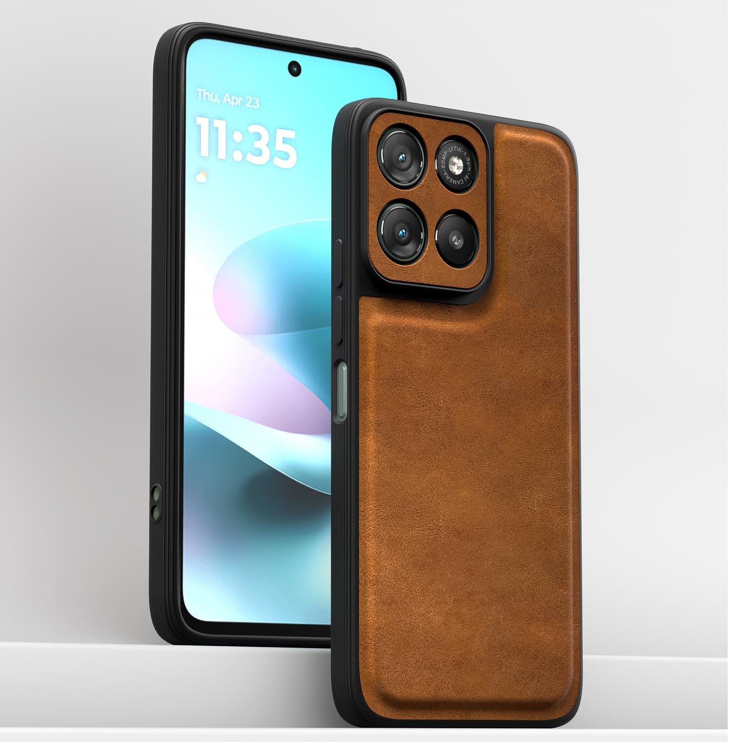 Brown phone cover for Moto G67 Power/G57 Power 5G – Pikkme – photo 2