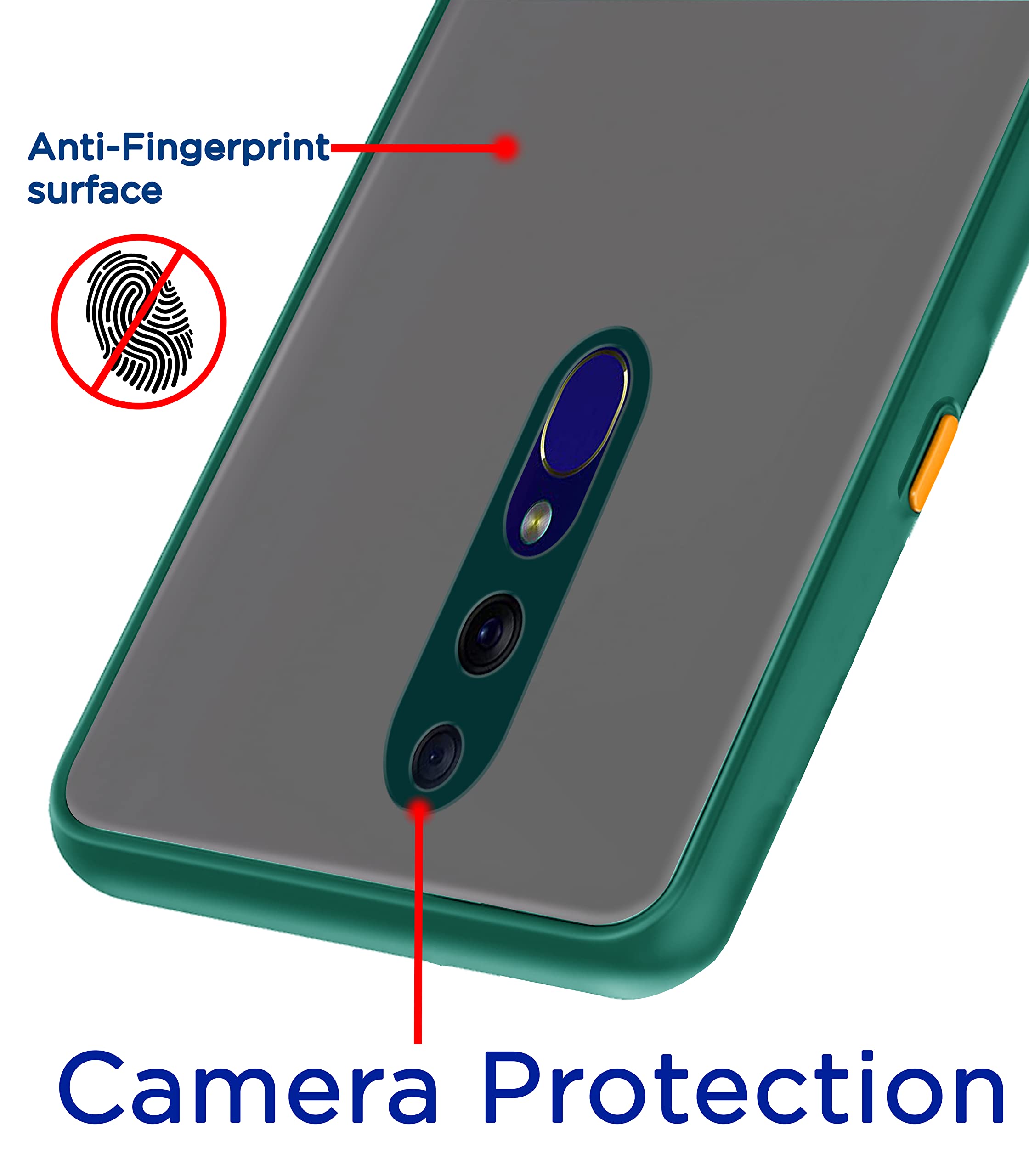 Pikkme green Hybrid mobile back cover for Oppo f11 – photo 2