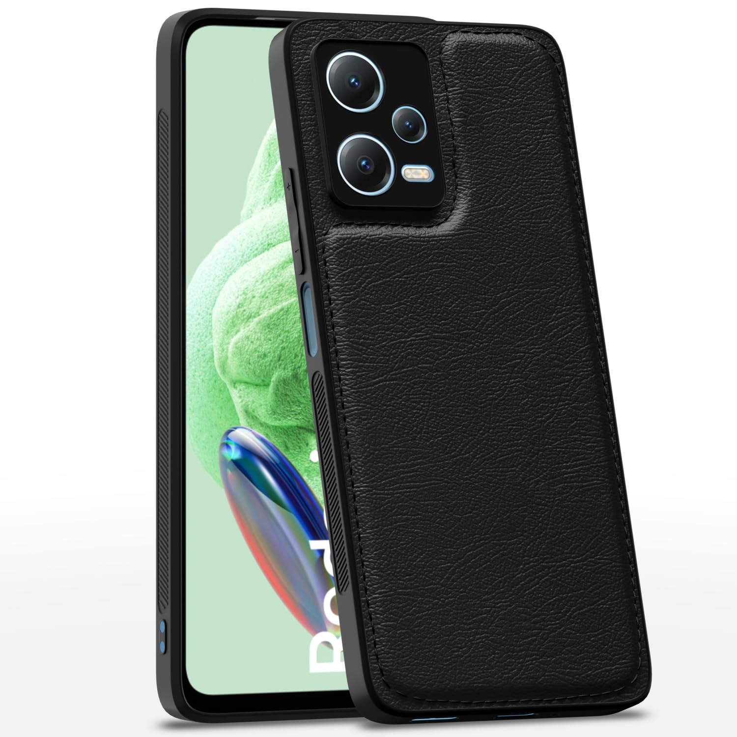 Poco X5/Redmi Note 12 5G back cover in black by Pikkme