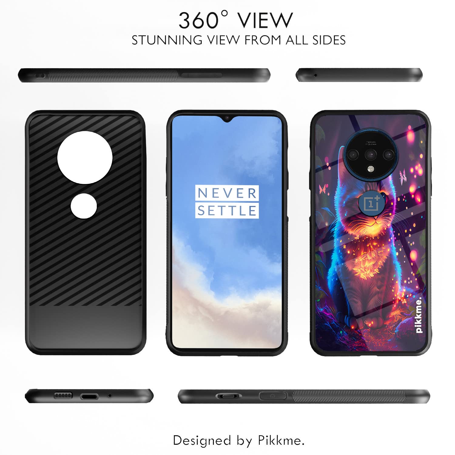 Pikkme Cat mobile back cover for OnePlus 7T – photo 2