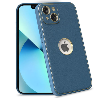 Pikkme blue Chrome back cover for iPhone 13