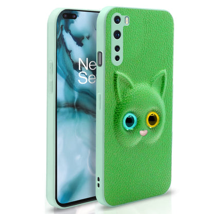 Pikkme OnePlus Nord Cat green back cover