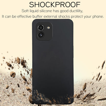 Pikkme Samsung A03 Liquid Silicone black phone cover – photo 8