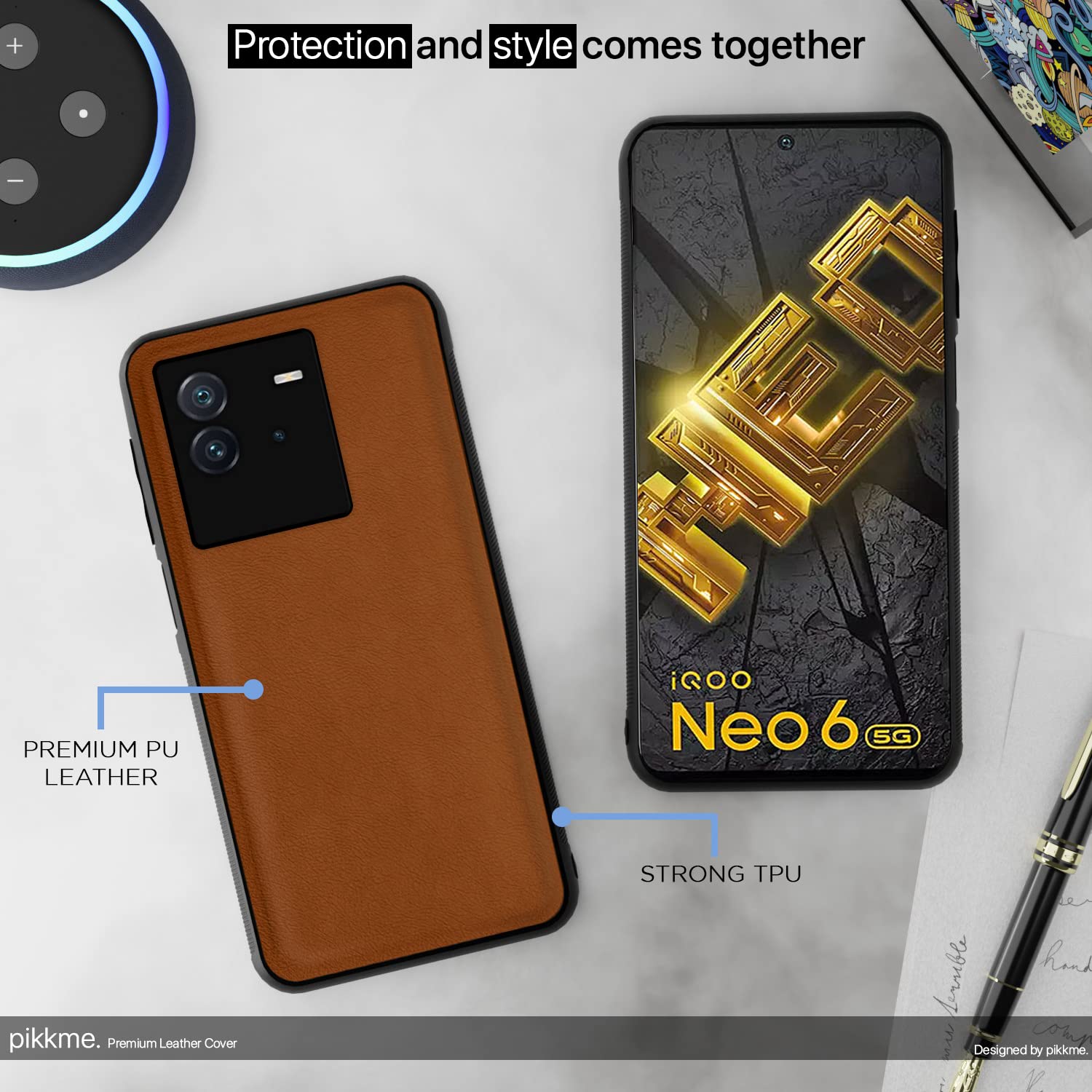 Pikkme iQOO Neo 6 5G camel mobile back cover – photo 5