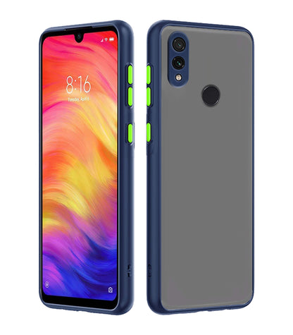 Pikkme blue Hybrid mobile cover for Redmi 7/Y3