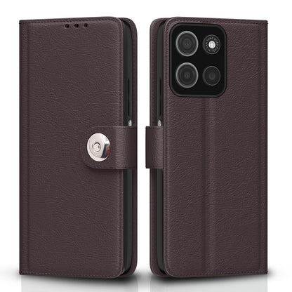 Pikkme Moto G15 coffee wallet flip cover