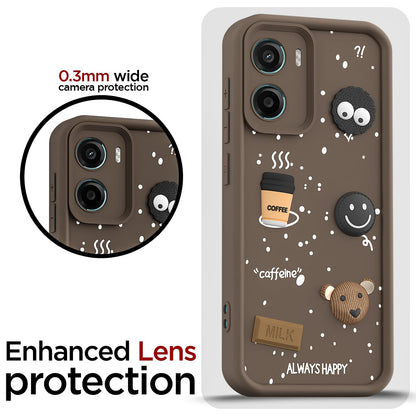 Moto G05/3D Silicone back cover in brown by Pikkme – photo 5