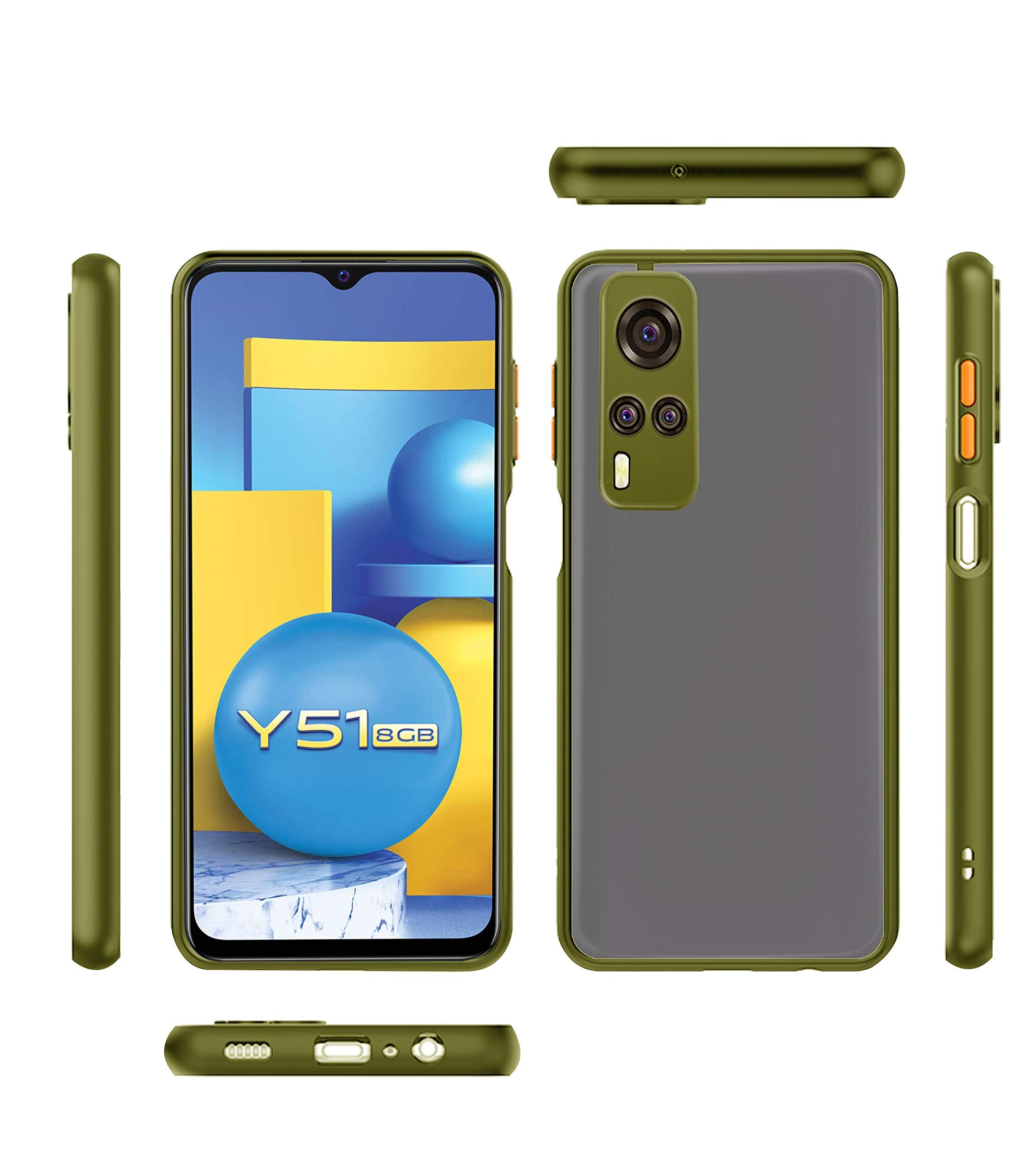 Pikkme Vivo Y51 green mobile cover – photo 2