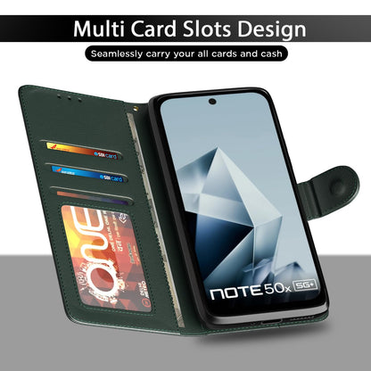 Green Wallet mobile flip cover for Infinix Note 50x 5G – Pikkme – photo 5