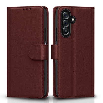 Samsung A26 5G flip case in brown by Pikkme