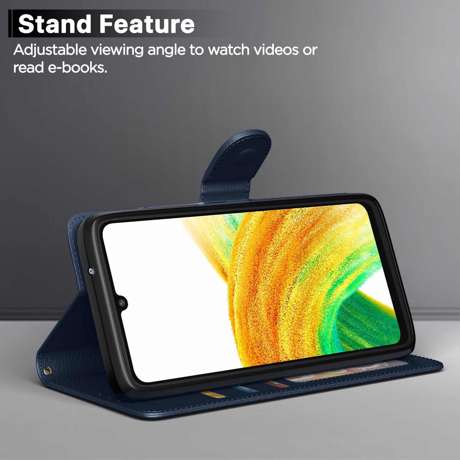 Blue flip cover for Samsung A33 5G – Pikkme – photo 3
