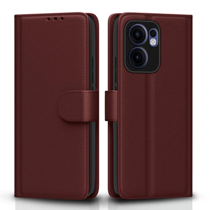 Brown flip case for Oppo Reno 13F 5G – Pikkme