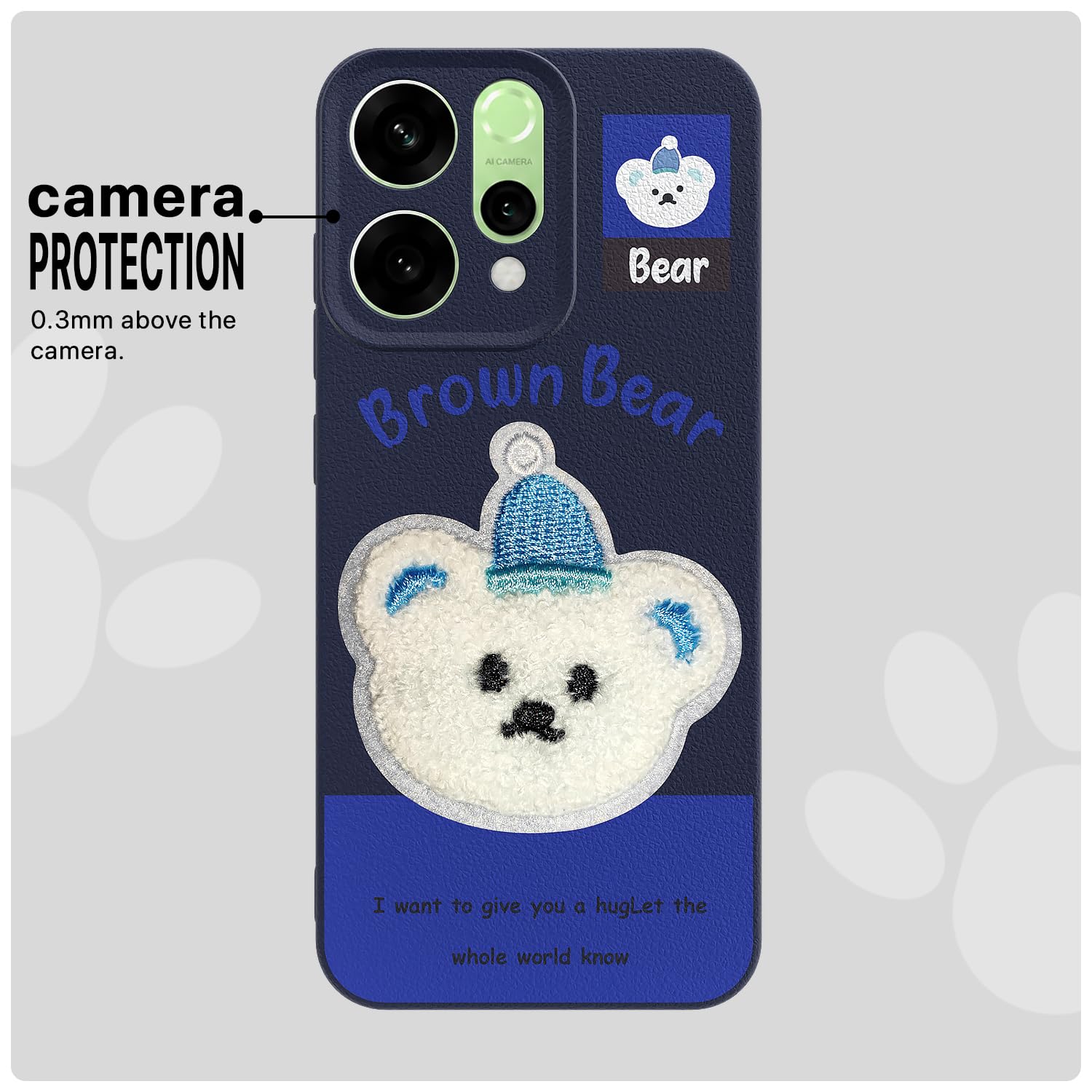 Oppo Reno 14 5G back cover in blue by Pikkme – photo 6