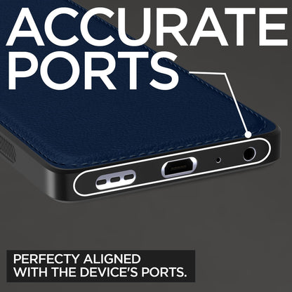Pikkme Vivo Y12s/Y20/Y20i/Y20G Leather blue back cover – photo 4