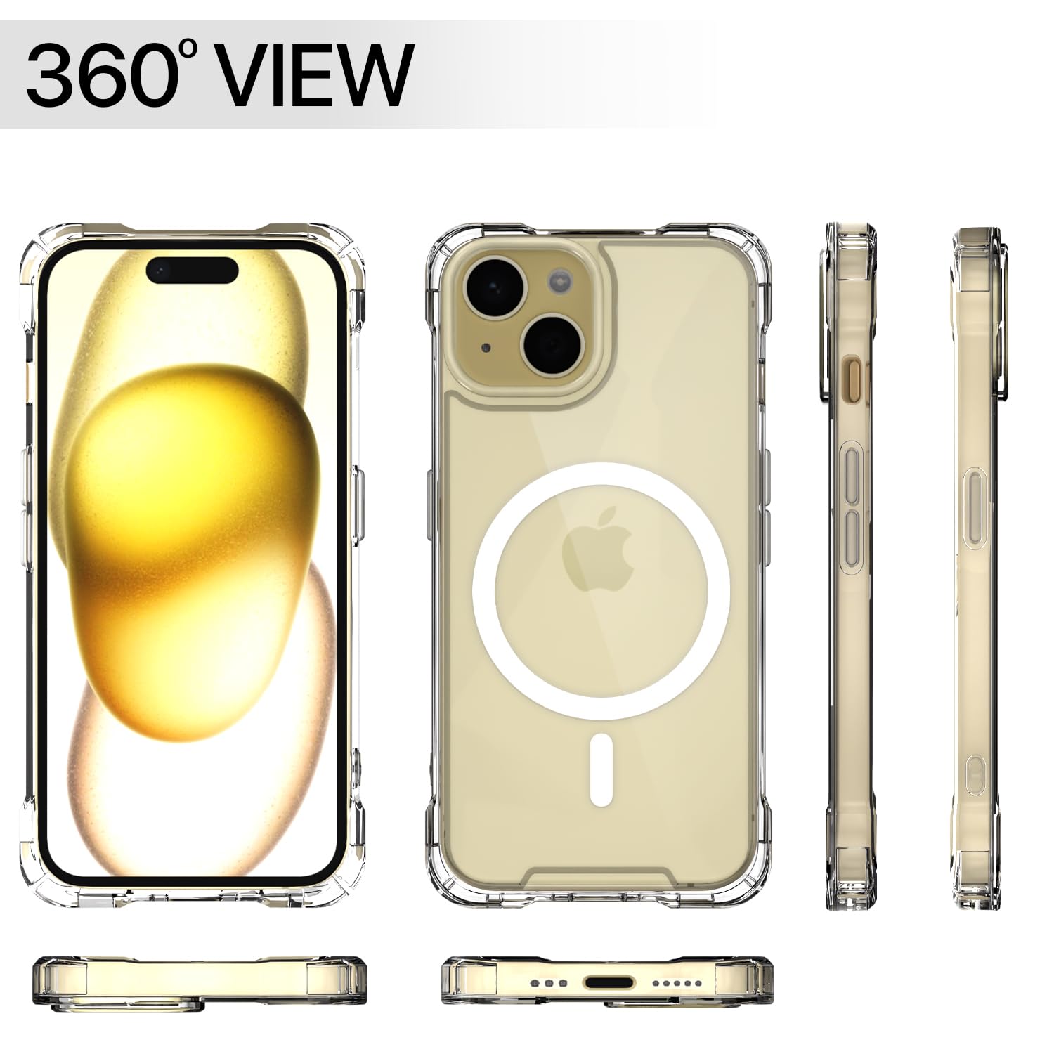 Pikkme iPhone 15 transparent mag-safe mobile cover – photo 7