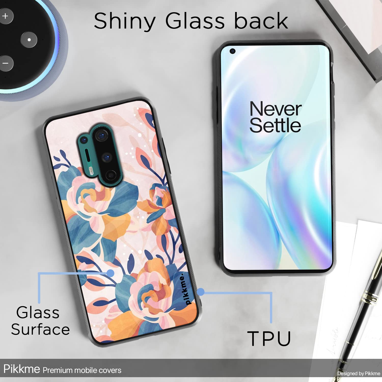 Pikkme Flower phone cover for OnePlus 8 Pro – photo 3