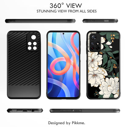 Pikkme Flower mobile back cover for Redmi Note 11T/Poco M4 Pro 5G – photo 2