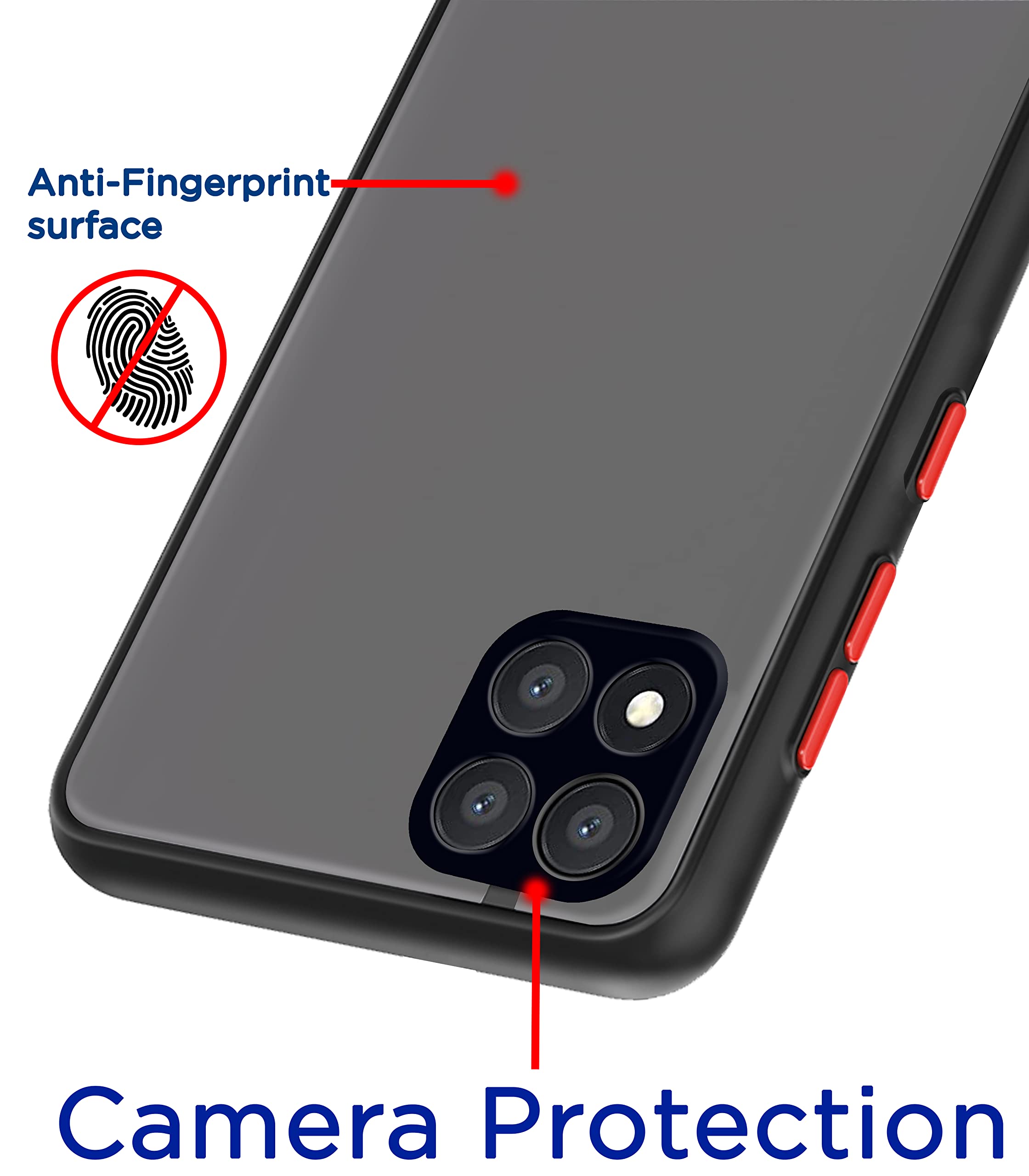 Pikkme black Matte mobile back cover for Poco C3 – photo 2