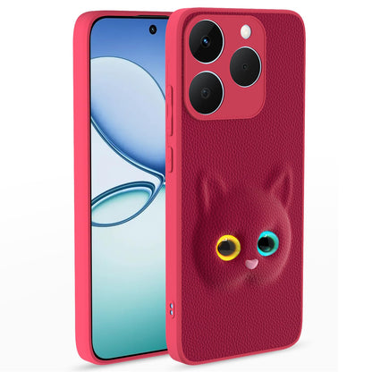 Pikkme Realme 15T/Narzo 90 5G Kitty pink mobile cover