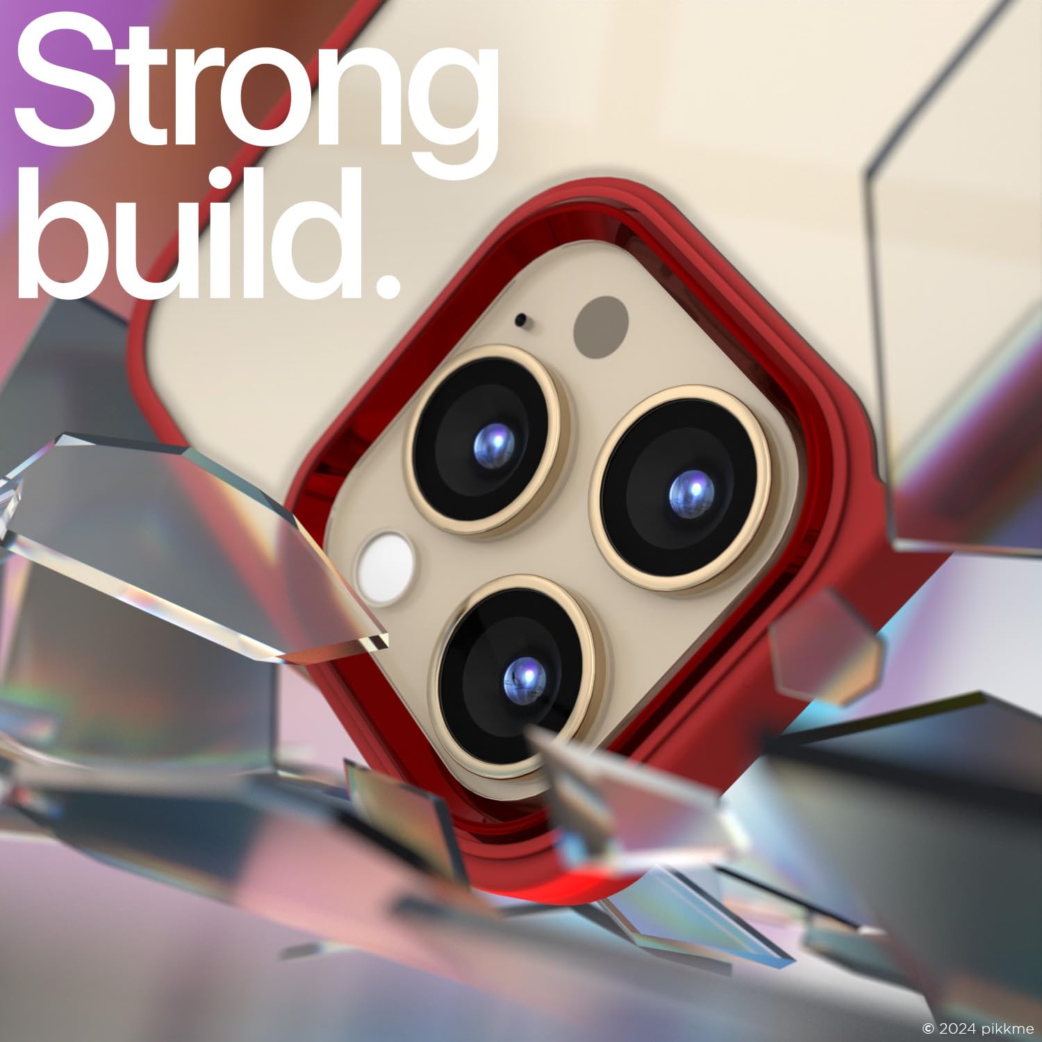 Red Chrome mobile cover for iPhone 13 Pro Max – Pikkme – photo 6