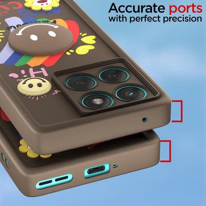 Pikkme brown Soft Silicone back cover for Moto Edge 60/Edge 60 Fusion 5G – photo 4
