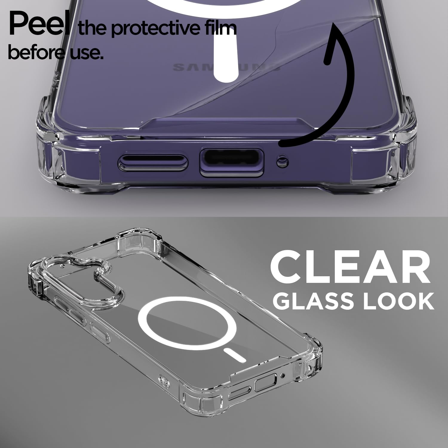 Pikkme Samsung S24 5G MagSafe transparent mag-safe back cover – photo 3