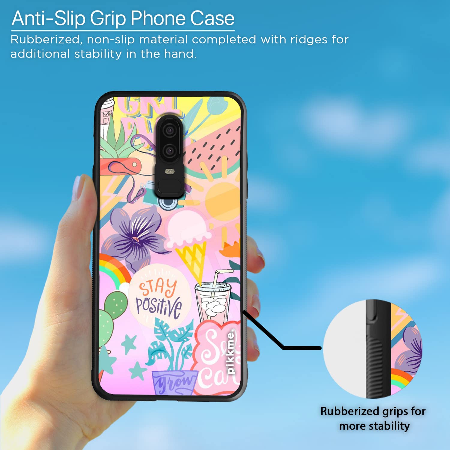 Pikkme OnePlus 6 Hybrid mobile back cover – photo 5