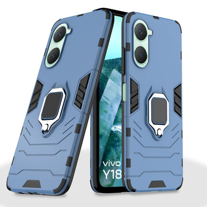 Blue D5 Tough Armor back cover for iQOO Z9 Lite 5G/Vivo T3 Lite 5G/Vivo Y18/Y18e/Y03 – Pikkme