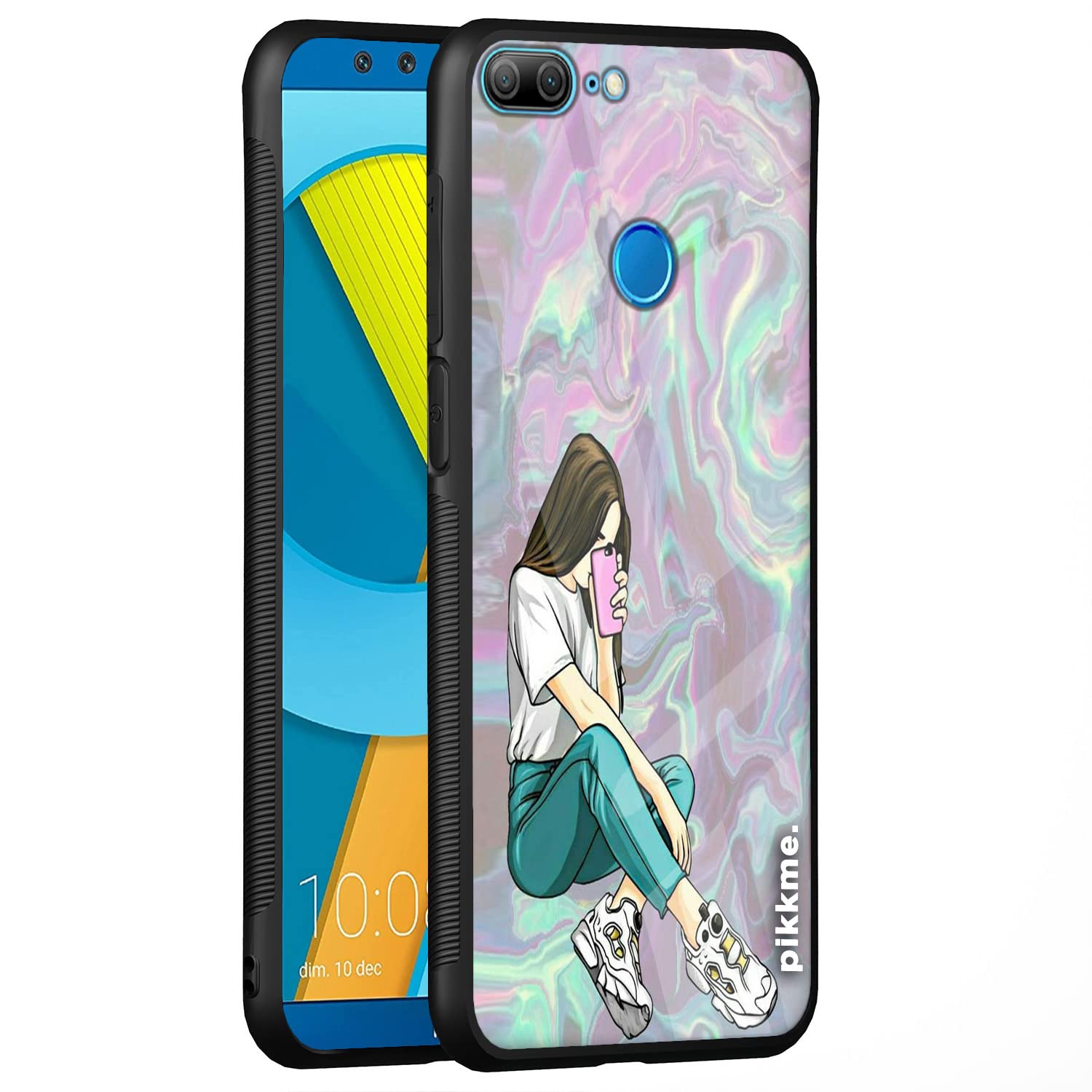 Pikkme Honor 9 Lite Hybrid mobile back cover