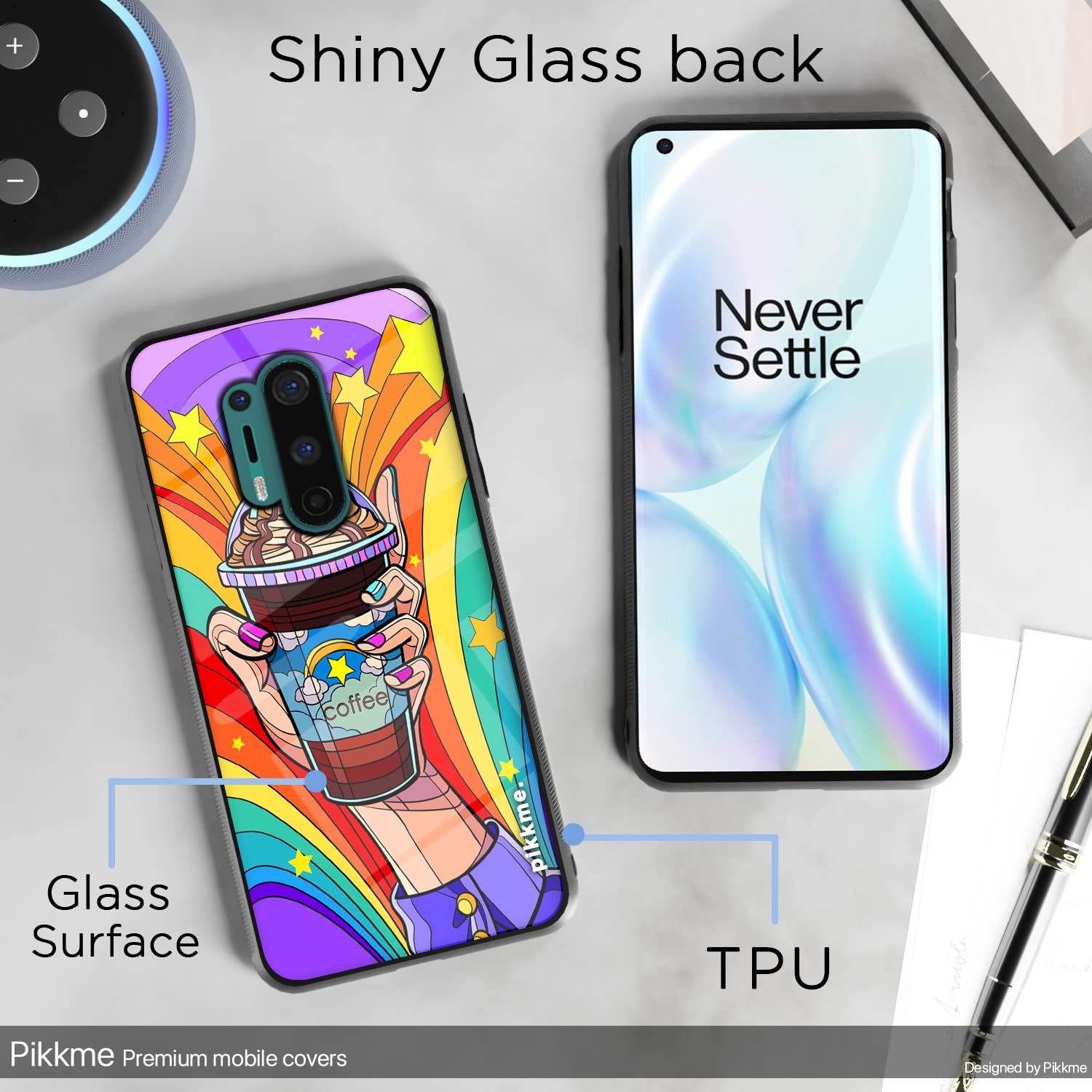 Pikkme OnePlus 8 Pro Hybrid mobile back cover – photo 3