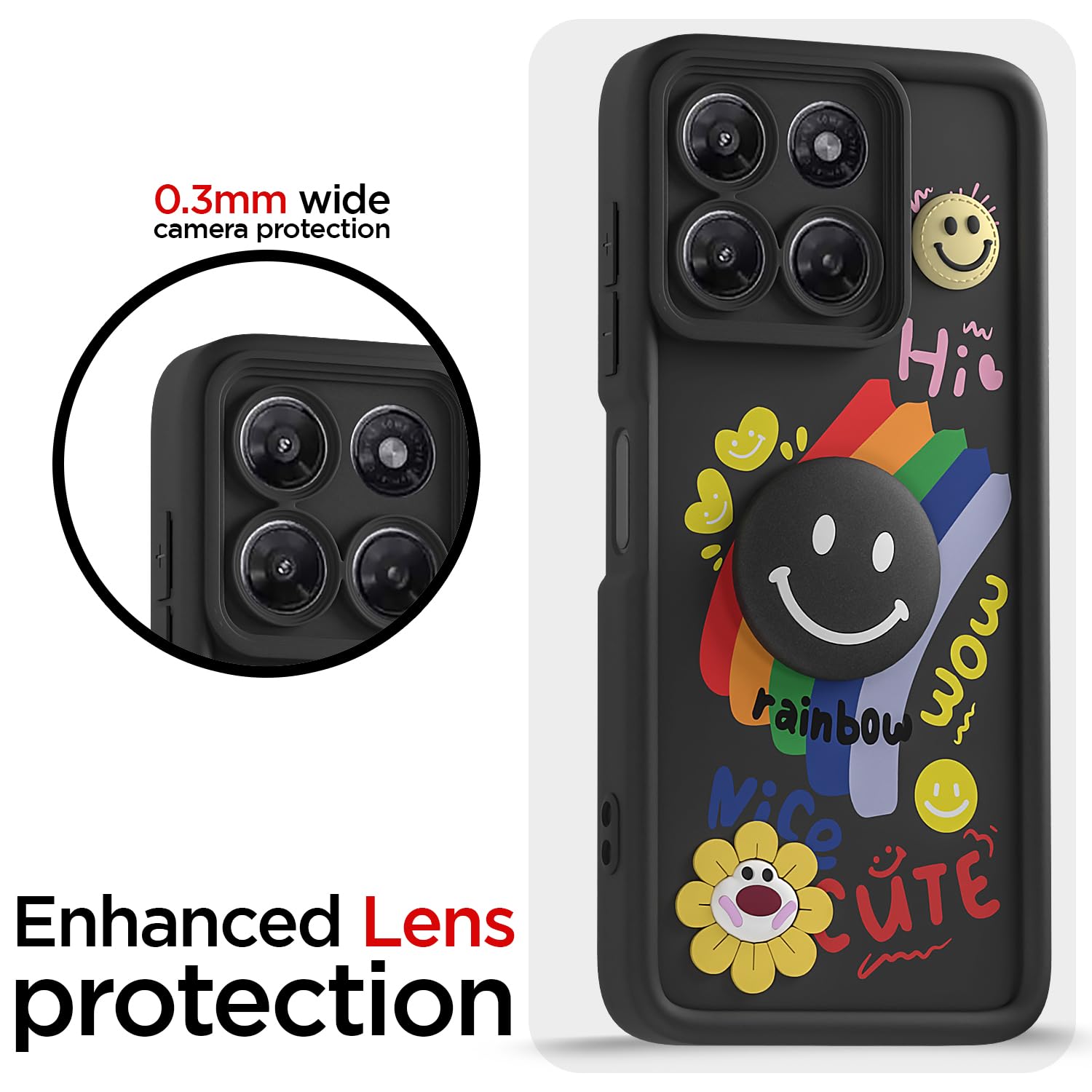 Moto G37 5G mobile back cover in black by Pikkme – photo 5