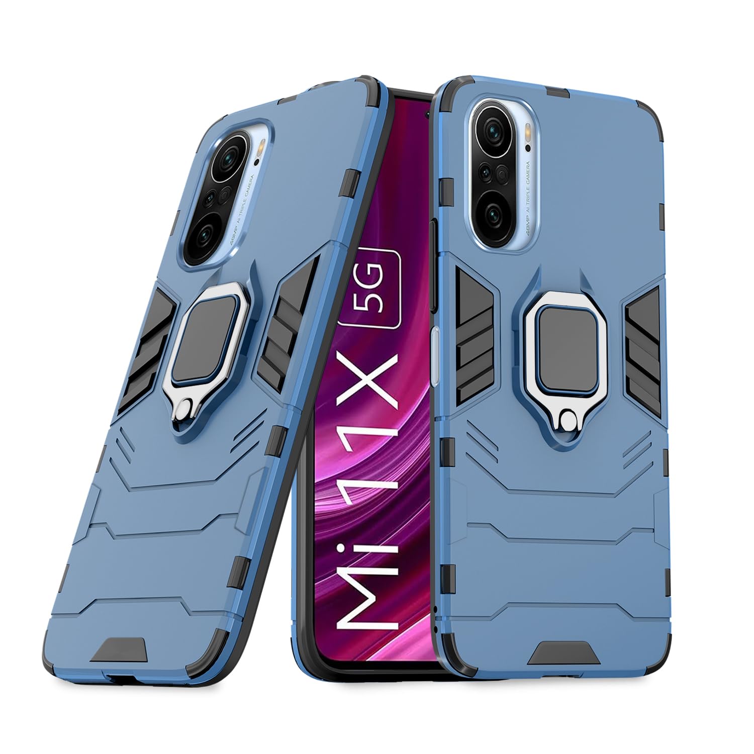  MI 11X / 11X Pro D5 Tough Armor Back Cover - Blue