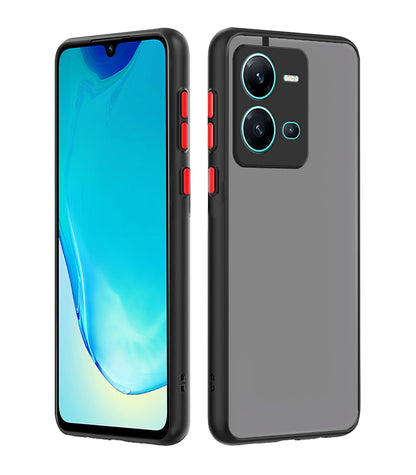 Vivo V25 5G phone cover in black by Pikkme