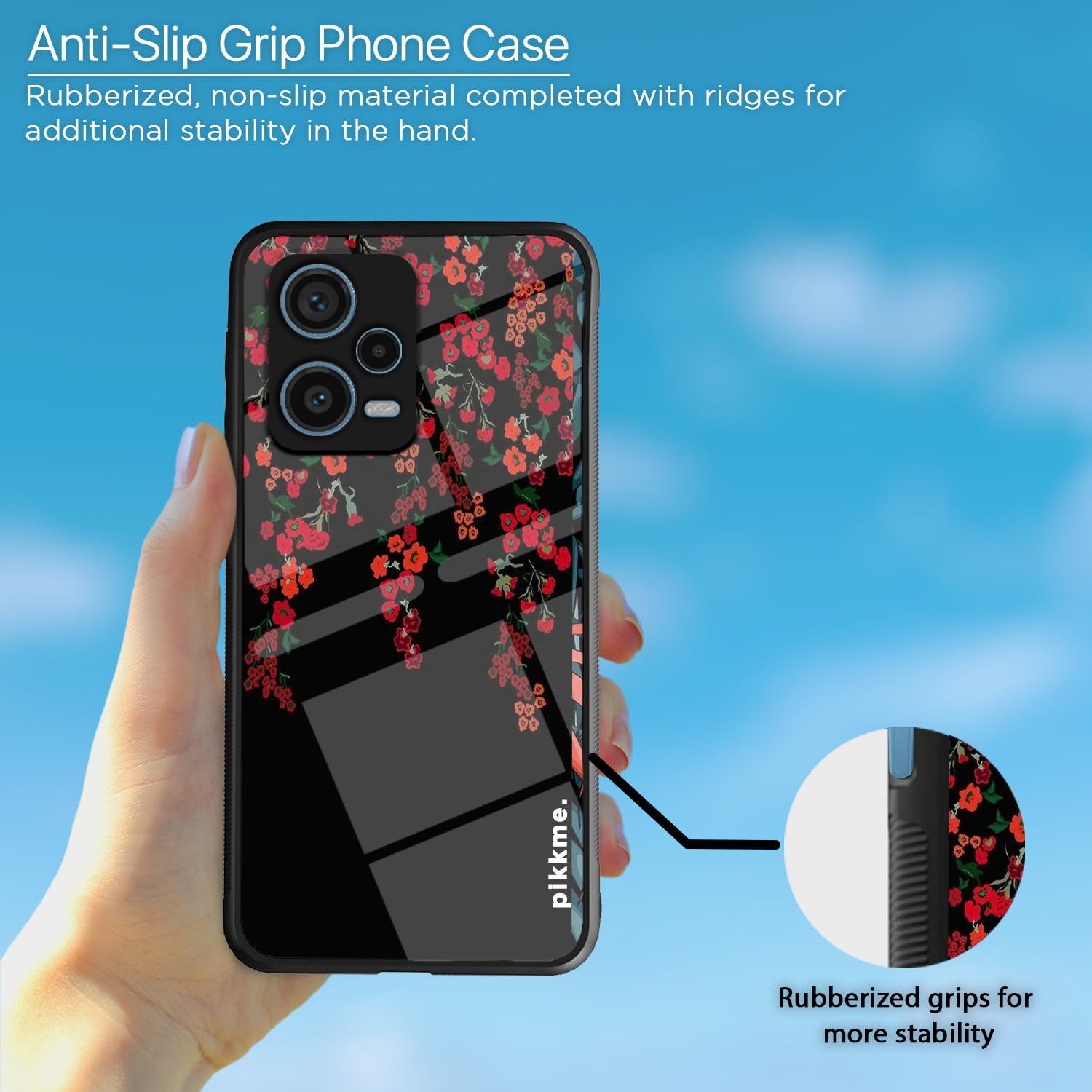 Redmi Note 12 Pro Plus 5G Flower mobile cover by Pikkme – photo 5