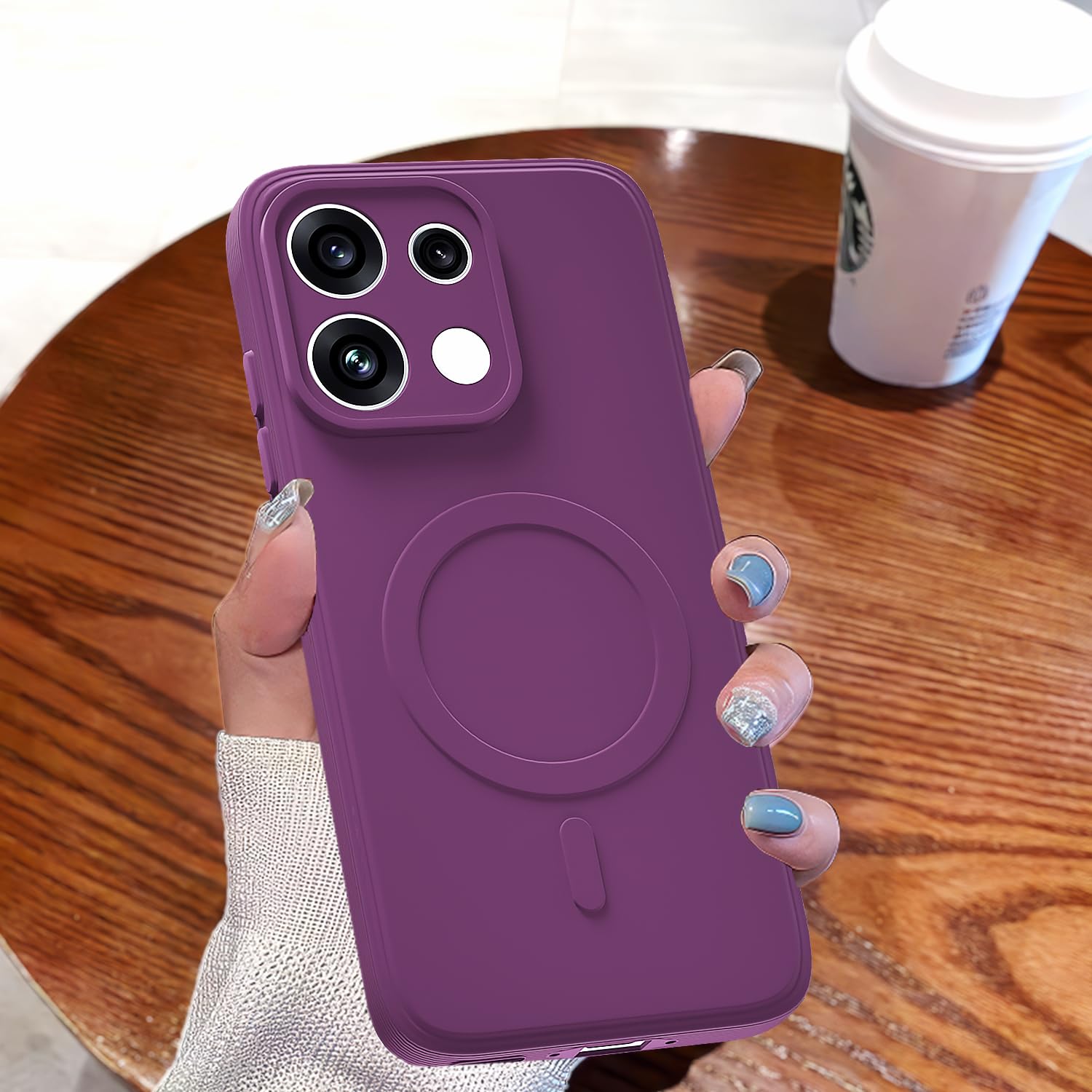 Pikkme Oppo Reno 16c 5G purple back cover – photo 7