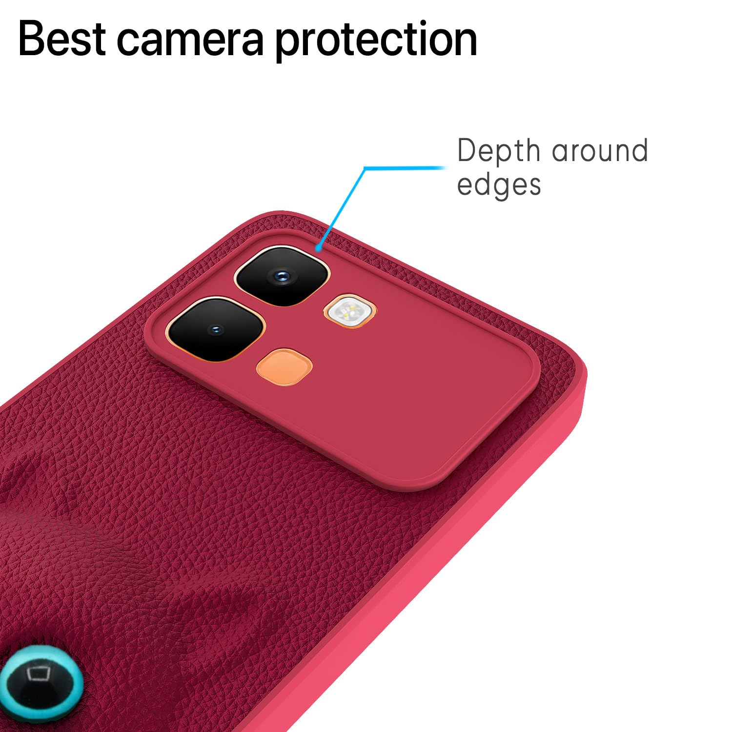 Pikkme pink mobile cover for Infinix Note Edge 5G – photo 5