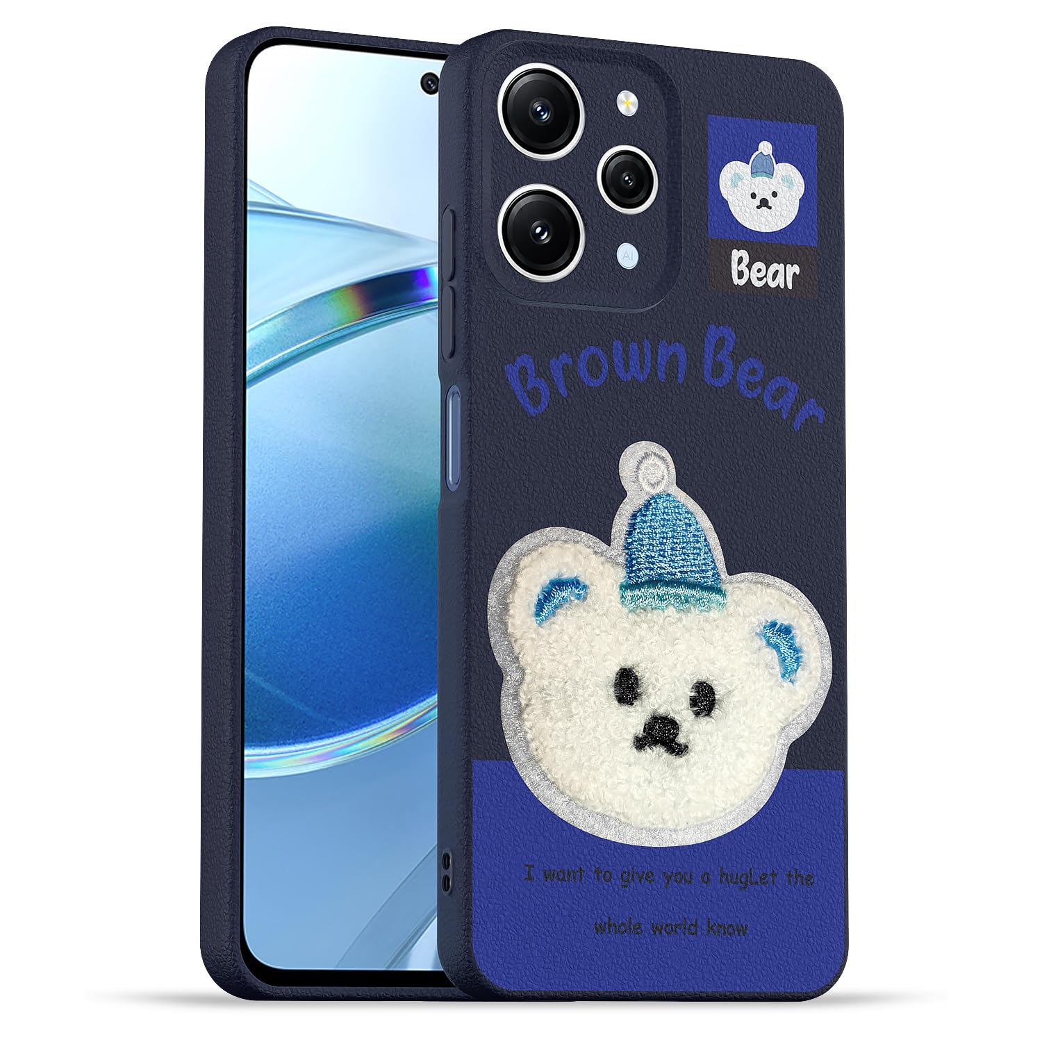 Redmi 12 4G phone cover in blue by Pikkme
