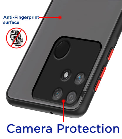 Thermoplastic polyurethane, black mobile cover for Realme Narzo 50A – Pikkme – photo 2