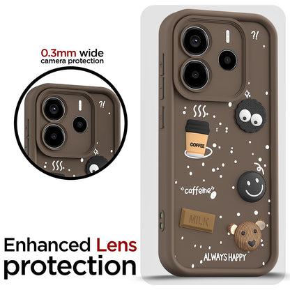 Redmi Note 14 5G/3D phone cover in brown by Pikkme – photo 5