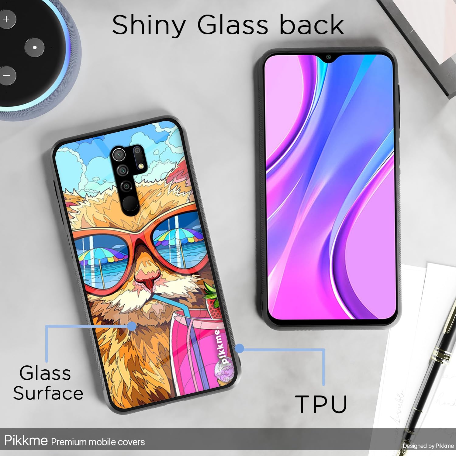 Redmi 9 Prime Cat phone cover by Pikkme – photo 3